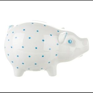 Tiffany Piggybank - blue dots